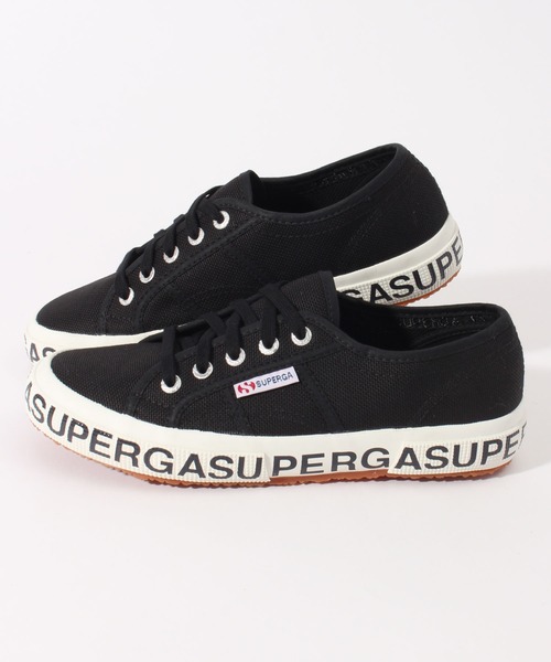 SUPERGA（スペルガ）の「【SUPERGA/スペルガ】 レタリング コットンキャンバス スニーカー/ローカット（スニーカー・レディース・ブラック/ホワイト・22.5cm/23.5cm/24.5cm/23.0cm/24.0cm/25.0cm）」の11枚目の写真