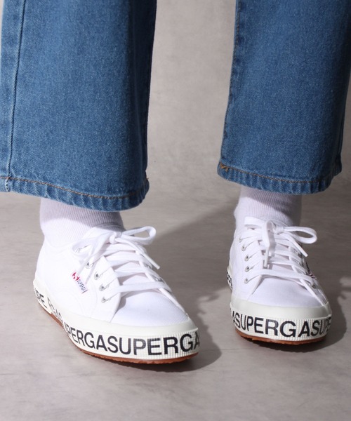 SUPERGA（スペルガ）の「【SUPERGA/スペルガ】 レタリング コットンキャンバス スニーカー/ローカット（スニーカー・レディース・ブラック/ホワイト・22.5cm/23.5cm/24.5cm/23.0cm/24.0cm/25.0cm）」の20枚目の写真