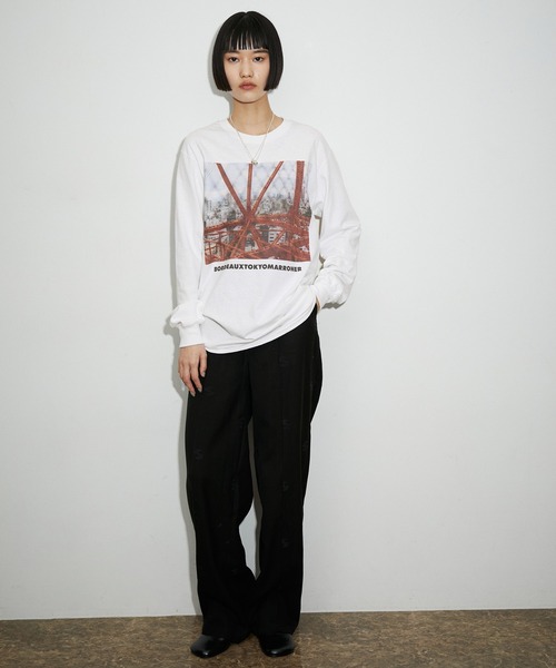 TANGTANG（タンタン）の「【TANGTANG】GASATANG Tee（Tシャツ/カットソー・レディース・ホワイト・S）」の6枚目の写真