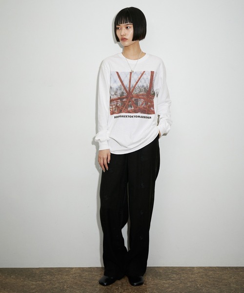 TANGTANG（タンタン）の「【TANGTANG】GASATANG Tee（Tシャツ/カットソー・レディース・ホワイト・S）」の9枚目の写真