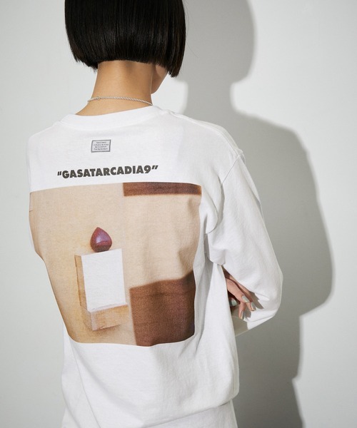 TANGTANG（タンタン）の「【TANGTANG】GASATANG Tee（Tシャツ/カットソー・レディース・ホワイト・S）」の4枚目の写真