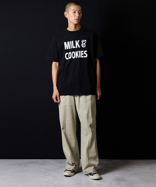 MILK&COOKIES T-SHIRT / ミルク アンド クッキーズロゴ Tシャツ