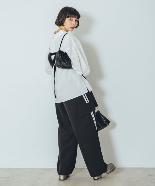 PAGEBOY(ページボーイ)の「ドロップカラーブラウス(シャツ/ブラウス・レディース・ブラウン/ブラック/オフホワイト・FREE)」の7枚目の写真