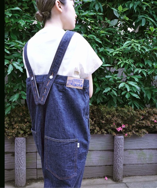 BROOKLYN OVERALL（ブルックリンオーバーオール）の「ビックオーバーオール（サロペット/オーバーオール・レディース・インディゴブルー・FREE）」の13枚目の写真