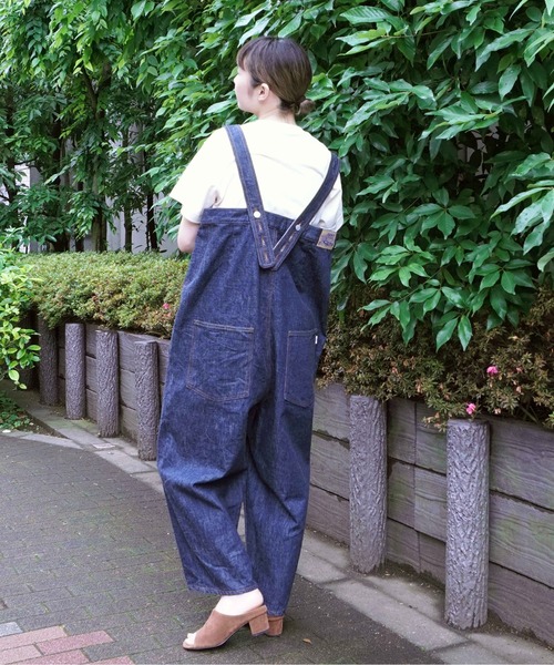 BROOKLYN OVERALL（ブルックリンオーバーオール）の「ビックオーバーオール（サロペット/オーバーオール・レディース・インディゴブルー・FREE）」の8枚目の写真