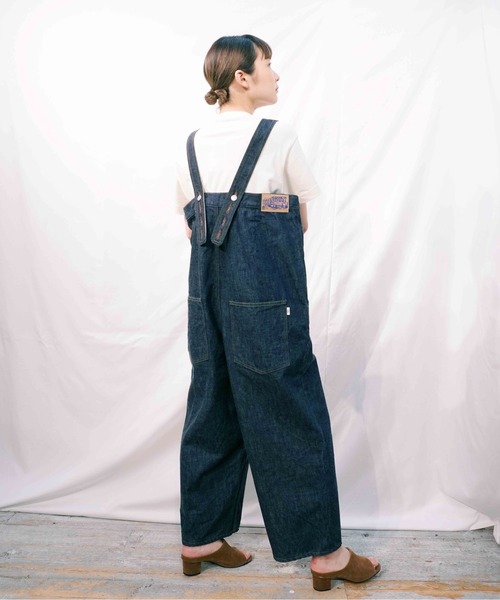 BROOKLYN OVERALL（ブルックリンオーバーオール）の「ビックオーバーオール（サロペット/オーバーオール・レディース・インディゴブルー・FREE）」の9枚目の写真