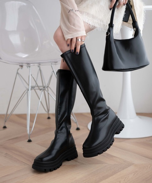 WEGO/ボリュームロングブーツ（ブーツ）｜WEGO（ウィゴー）