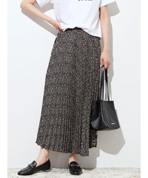 AMERICAN HOLIC(アメリカンホリック)の「MANY WAY柄違いプリーツスカート(スカート・レディース・ブラック/グリーン/テラコッタ・M/L)」の5枚目の写真