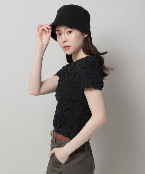 3.3 Field Trip (3.3フィールドトリップ)の「3.3 Field Trip/シャーリングT 2969746(Tシャツ/カットソー・レディース・ブルー/ブラック/ホワイト・FREE)」の16枚目の写真