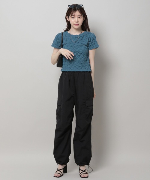 3.3 Field Trip (3.3フィールドトリップ)の「3.3 Field Trip/シャーリングT 2969746(Tシャツ/カットソー・レディース・ブルー/ブラック/ホワイト・FREE)」の20枚目の写真