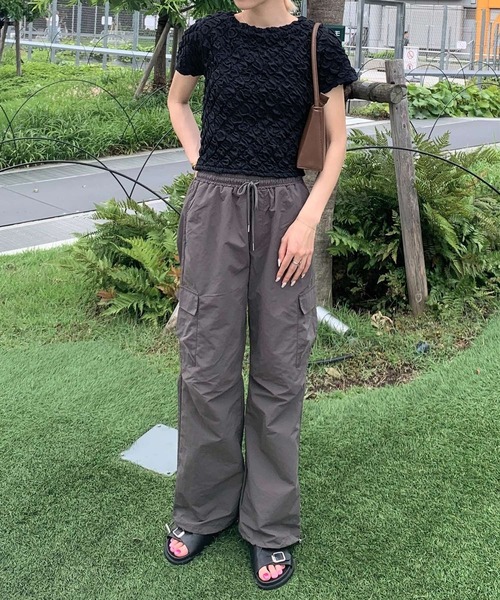 3.3 Field Trip (3.3フィールドトリップ)の「3.3 Field Trip/シャーリングT 2969746(Tシャツ/カットソー・レディース・ブルー/ブラック/ホワイト・FREE)」の8枚目の写真