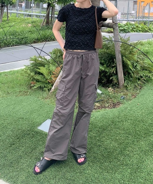 3.3 Field Trip (3.3フィールドトリップ)の「3.3 Field Trip/シャーリングT 2969746(Tシャツ/カットソー・レディース・ブルー/ブラック/ホワイト・FREE)」の9枚目の写真