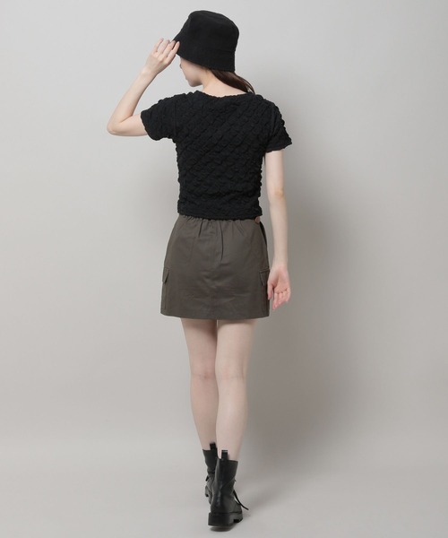 3.3 Field Trip (3.3フィールドトリップ)の「3.3 Field Trip/シャーリングT 2969746(Tシャツ/カットソー・レディース・ブルー/ブラック/ホワイト・FREE)」の13枚目の写真