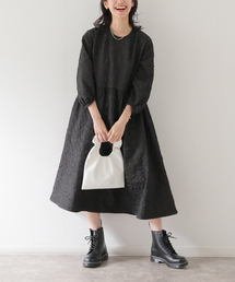 【TORRAZZO DONNA/トラッゾドンナ】Jacquard Flare Silhouette：ワンピース