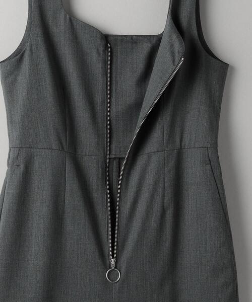 BEAUTY&YOUTH UNITED ARROWS(ビューティーアンドユースユナイテッドアローズ)の「ハートネック ジップ オールインワン(つなぎ/オールインワン・レディース・ブラック/ダークグレー・S/M)」の21枚目の写真