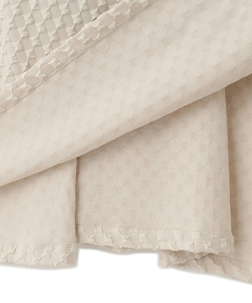 N.（N. Natural Beauty Basic）（エヌエヌナチュラルビューティーベーシック）の「スクエアジャガードボリュームキャミワンピース（ワンピース・レディース・ホワイト/ブラック・MEDIUM）」の20枚目の写真