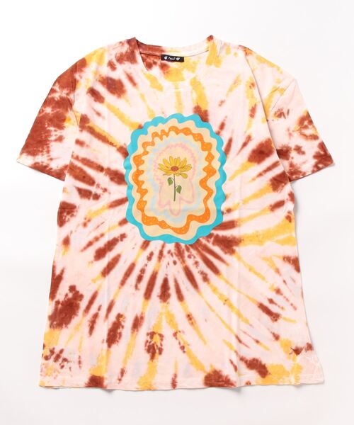 チャイハネ（チャイハネ）の「【チャイハネ】ヒピダイメンズTシャツ（Tシャツ/カットソー・メンズ・ブルー/ブラウン・FREE）」の2枚目の写真