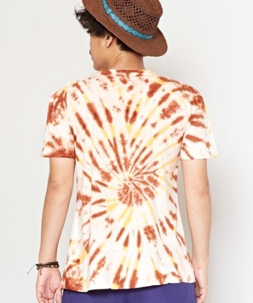 チャイハネ（チャイハネ）の「【チャイハネ】ヒピダイメンズTシャツ（Tシャツ/カットソー・メンズ・ブルー/ブラウン・FREE）」の6枚目の写真