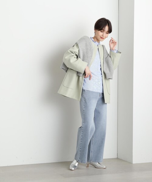 N.(N. Natural Beauty Basic)(エヌエヌナチュラルビューティーベーシック)の「【S Size Line】◆ワイドデニムパンツ(デニムパンツ・レディース・ネイビー/ブルー・SMALL/MEDIUM)」の18枚目の写真