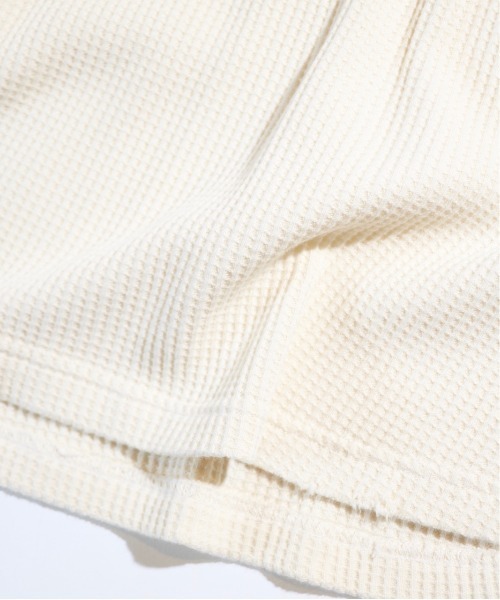 bukht(ブフト)の「BUKHT / ブフト 3/4 SLEEVE WAFFLE TEE 7分袖ワッフルTEE(Tシャツ/カットソー・メンズ・ホワイト/ブラック・LARGE/MEDIUM)」の13枚目の写真