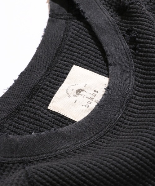 bukht(ブフト)の「BUKHT / ブフト 3/4 SLEEVE WAFFLE TEE 7分袖ワッフルTEE(Tシャツ/カットソー・メンズ・ホワイト/ブラック・LARGE/MEDIUM)」の22枚目の写真