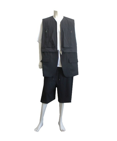 SISE（シセ）の「SISE DOCKING VEST（その他アウター・メンズ・ブラック・MEDIUM）」の3枚目の写真
