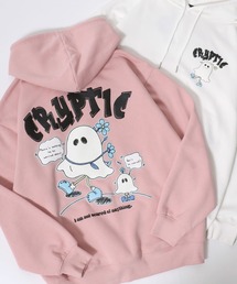 oversize foam print sweat hoodie/ビリヤード ゴースト ボーイ オーバーサイズ 発泡プリント 裏起毛 スウェット フーディー/パーカー