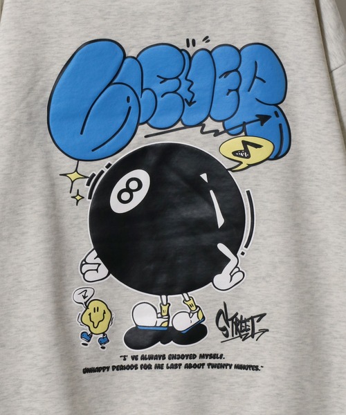 geek out store 発泡・発光プリント スウェット
