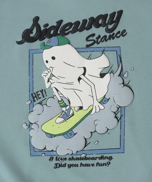 2025SS新柄追加 oversize foam print sweat hoodie/ビリヤード ゴースト ボーイ オーバーサイズ 発泡プリント 裏起毛 スウェット フーディー/パーカー（パーカー）｜SITRY（シトリー）