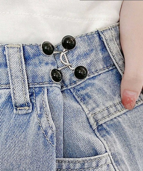 florist（フローリスト）の「ウエスト調整アジャスターバックル（ベルト・レディース・ゴールド系1/ブラック系2/ホワイト系3/ブラック系4/ホワイト系5/ブラウン系1/ホワイト系1/ブラック系5/シルバー系1/アイボリー系1/ブラック系1/ブラック系3/ホワイト系4・M/L）」の6枚目の写真