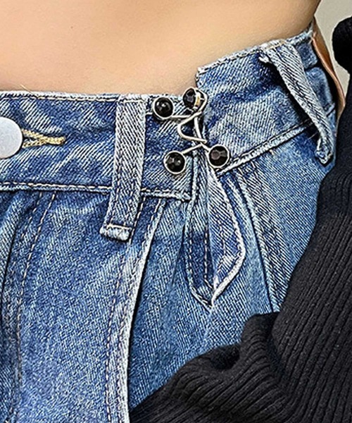 florist（フローリスト）の「ウエスト調整アジャスターバックル（ベルト・レディース・ゴールド系1/ブラック系2/ホワイト系3/ブラック系4/ホワイト系5/ブラウン系1/ホワイト系1/ブラック系5/シルバー系1/アイボリー系1/ブラック系1/ブラック系3/ホワイト系4・M/L）」の8枚目の写真