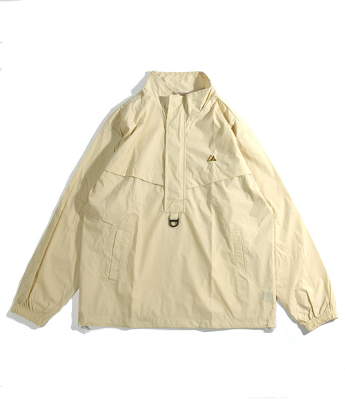 neos（ネオス）の「【neos -addictive design-】ルーズシルエット ナイロンライク ハーフジップ アノラック プルオーバー（ナイロンジャケット・メンズ・ブラック/ライトベージュ/パープル・MEDIUM/X-LARGE/LARGE）」の19枚目の写真