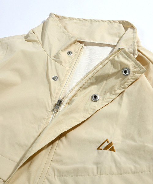 neos（ネオス）の「【neos -addictive design-】ルーズシルエット ナイロンライク ハーフジップ アノラック プルオーバー（ナイロンジャケット・メンズ・ブラック/ライトベージュ/パープル・MEDIUM/X-LARGE/LARGE）」の21枚目の写真