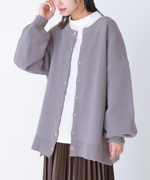 osharewalker（オシャレウォーカー）の「【廃盤】『スポンジニットカーディガン』（カーディガン/ボレロ・レディース・ブラウン/ブラック/グレー・FREE）」の20枚目の写真