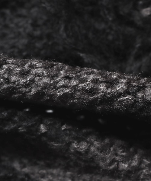 Theater code（シアターコード）の「▲border damage knit/ボーダーニット ダメージ グランジ（ニット/セーター・メンズ・レッド/グレー・FREE）」の8枚目の写真