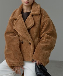 r.（アールドット）の「テディボア ショートジャケット（ピーコート）」