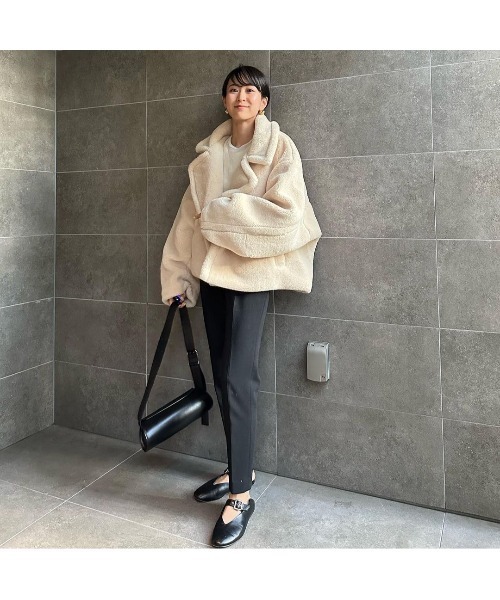 セール】テディボア ショートジャケット（ピーコート）｜r