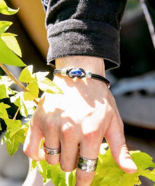 チャイハネ（チャイハネ）の「【チャイハネ】ストティックMEN'Sブレスレット（ブレスレット・メンズ・クリア/ダークブルー/ライトピンク/パープル/ブラウン・FREE）」の3枚目の写真