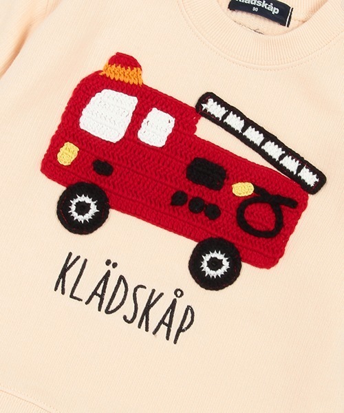 kladskap（クレードスコープ）の「乗り物編みモチーフトレーナー（スウェット・キッズ・アイボリー/トップグレー/ネイビー・80ｃｍ/110cm/100cm/120cm/90cm）」の12枚目の写真