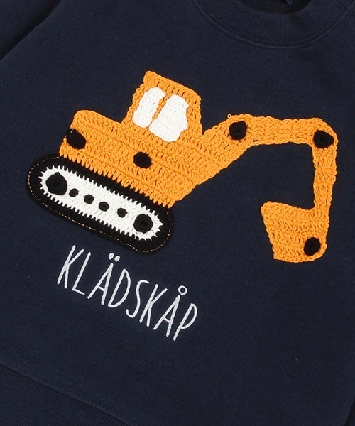 kladskap（クレードスコープ）の「乗り物編みモチーフトレーナー（スウェット・キッズ・アイボリー/トップグレー/ネイビー・80ｃｍ/110cm/100cm/120cm/90cm）」の11枚目の写真