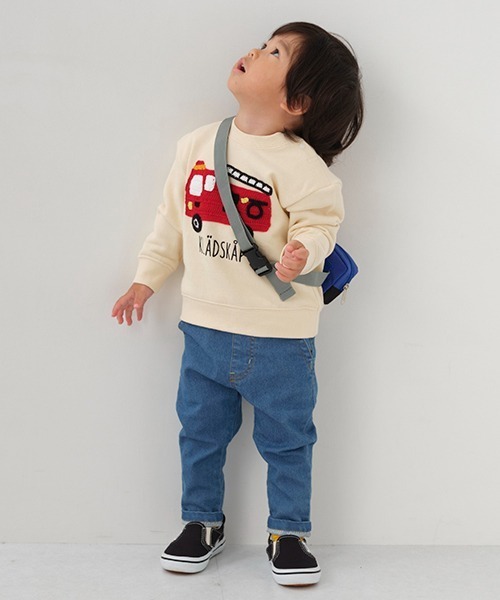 kladskap（クレードスコープ）の「乗り物編みモチーフトレーナー（スウェット・キッズ・アイボリー/トップグレー/ネイビー・80ｃｍ/110cm/100cm/120cm/90cm）」の22枚目の写真