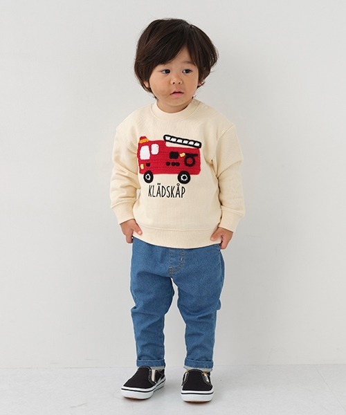 kladskap（クレードスコープ）の「乗り物編みモチーフトレーナー（スウェット・キッズ・アイボリー/トップグレー/ネイビー・80ｃｍ/110cm/100cm/120cm/90cm）」の21枚目の写真