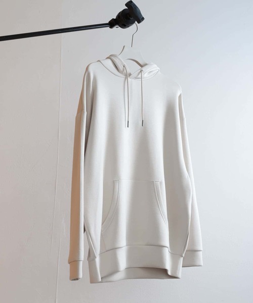 SENSE OF PLACE by URBAN RESEARCH（センスオブプレイスバイアーバンリサーチ）の「ダンボールポンチスウェットパーカ（パーカー・メンズ・ライトベージュ/ブルー/ブラック・LARGE/MEDIUM）」の19枚目の写真