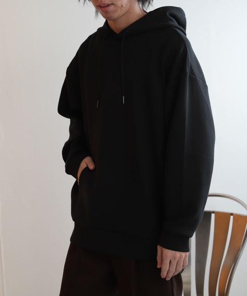 SENSE OF PLACE by URBAN RESEARCH（センスオブプレイスバイアーバンリサーチ）の「ダンボールポンチスウェットパーカ（パーカー・メンズ・ライトベージュ/ブルー/ブラック・LARGE/MEDIUM）」の20枚目の写真