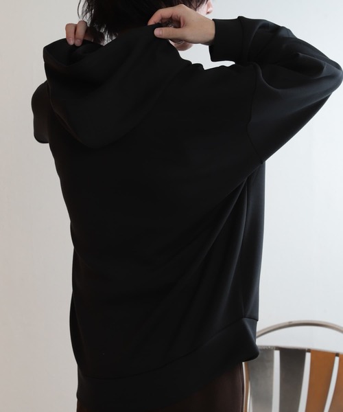 SENSE OF PLACE by URBAN RESEARCH（センスオブプレイスバイアーバンリサーチ）の「ダンボールポンチスウェットパーカ（パーカー・メンズ・ライトベージュ/ブルー/ブラック・LARGE/MEDIUM）」の22枚目の写真