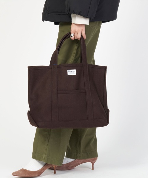ORCIVAL(オーシバル)の「HEAVY MELTON TOTE BAG MEDIUM(トートバッグ・レディース・ベージュ系その他2/ベージュ系その他/グレー系その他/ブルー系その他/ブラウン系その他/ベージュ系その他3/グレー系その他2・FREE)」の1枚目の写真