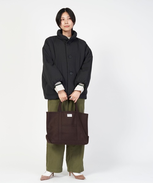 ORCIVAL(オーシバル)の「HEAVY MELTON TOTE BAG MEDIUM(トートバッグ・レディース・ベージュ系その他2/ベージュ系その他/グレー系その他/ブルー系その他/ブラウン系その他/ベージュ系その他3/グレー系その他2・FREE)」の18枚目の写真