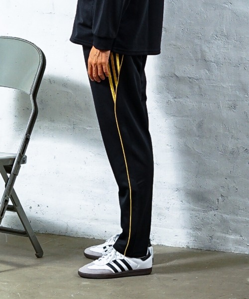 adidas（アディダス）の「【adidas combat sports】アディダスコンバットスポーツ　スーツパンツ TR-41（スウェットパンツ・メンズ・ブラック×ホワイト/ブラック×ゴールド/ネイビー/ブラック×ブラック・L/XL/M）」の3枚目の写真