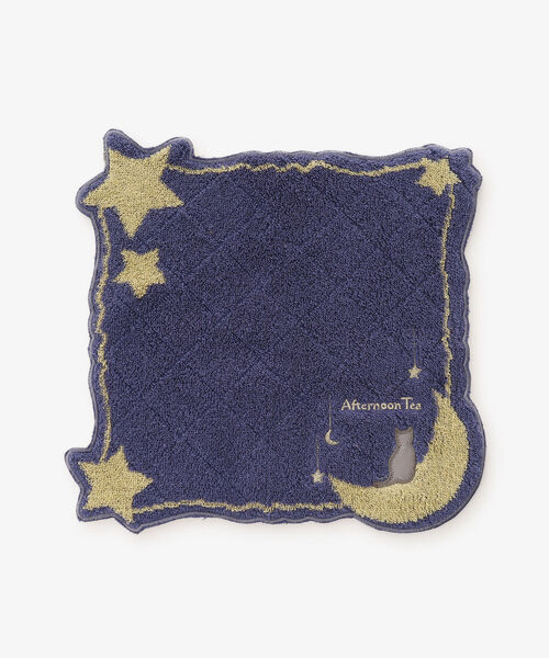 Afternoon Tea（アフタヌーンティー）の「HAPPYモチーフミニタオル（ハンカチ/ハンドタオル・レディース・ブルー・ONE SIZE）」の2枚目の写真