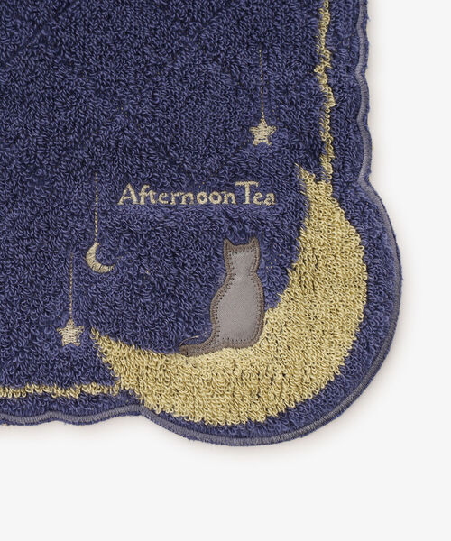 Afternoon Tea（アフタヌーンティー）の「HAPPYモチーフミニタオル（ハンカチ/ハンドタオル・レディース・ブルー・ONE SIZE）」の4枚目の写真